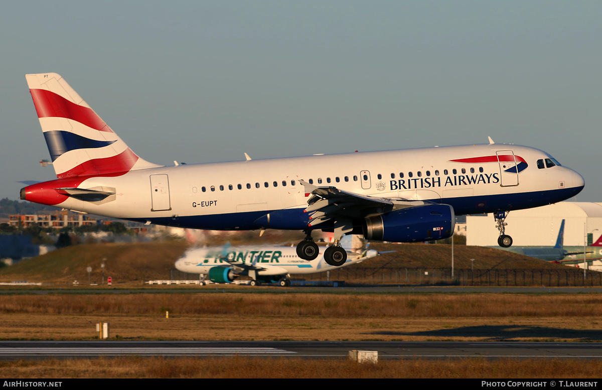Aircraft Photo of G-EUPT | Airbus A319-131 | British Airways | AirHistory.net #314358
