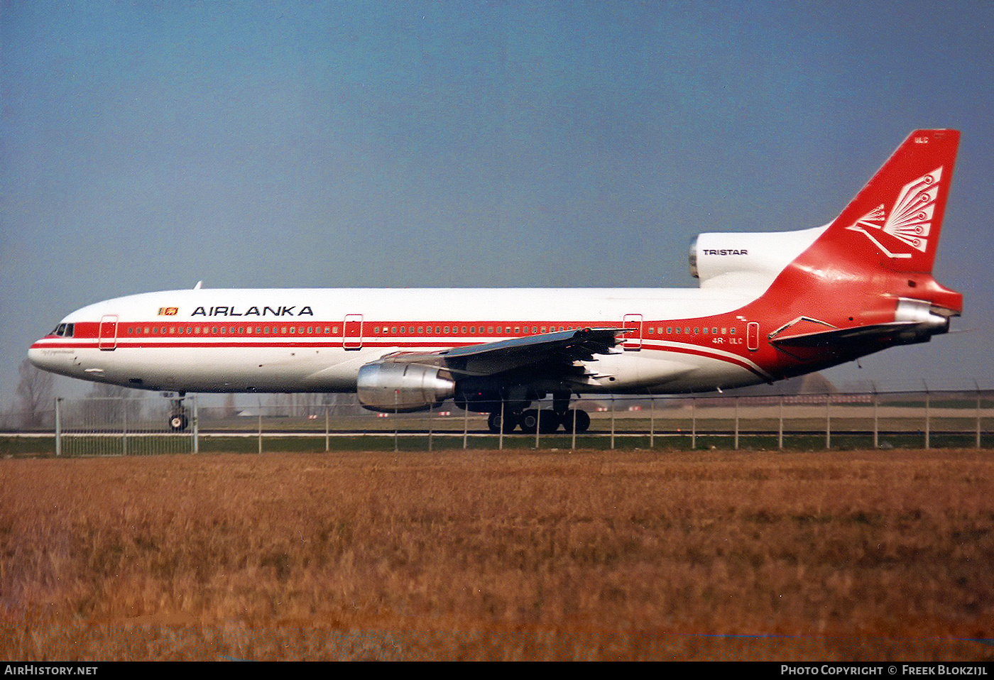 Aircraft Photo of 4R-ULC | Lockheed L-1011-385-1-15 TriStar 100 | AirLanka | AirHistory.net #314359