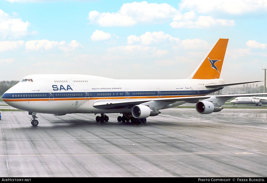 Aircraft Photo of ZS-SAU | Boeing 747-344 | South African Airways - Suid-Afrikaanse Lugdiens | AirHistory.net #314368