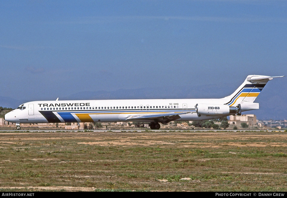 Aircraft Photo of SE-DHD | McDonnell Douglas MD-83 (DC-9-83) | Transwede Airways | AirHistory.net #314379