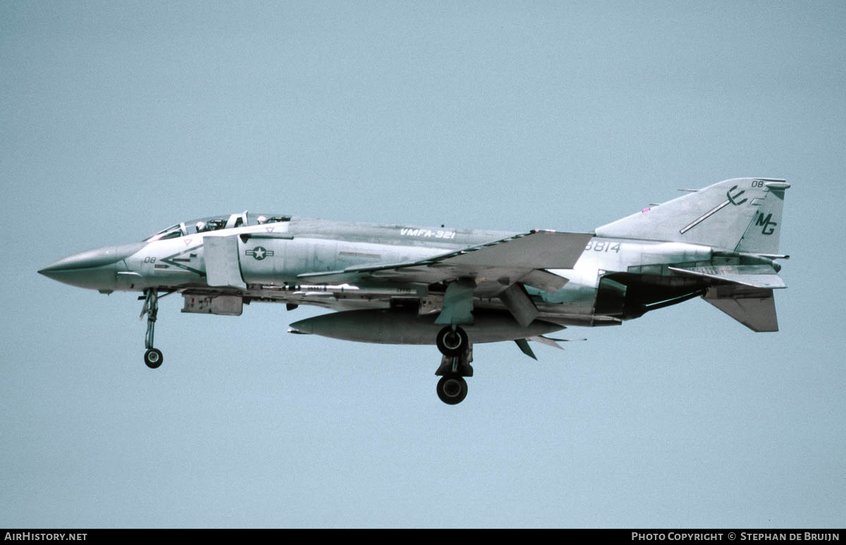 Aircraft Photo of 153814 / 3814 | McDonnell Douglas F-4S Phantom II | USA - Marines | AirHistory.net #314381