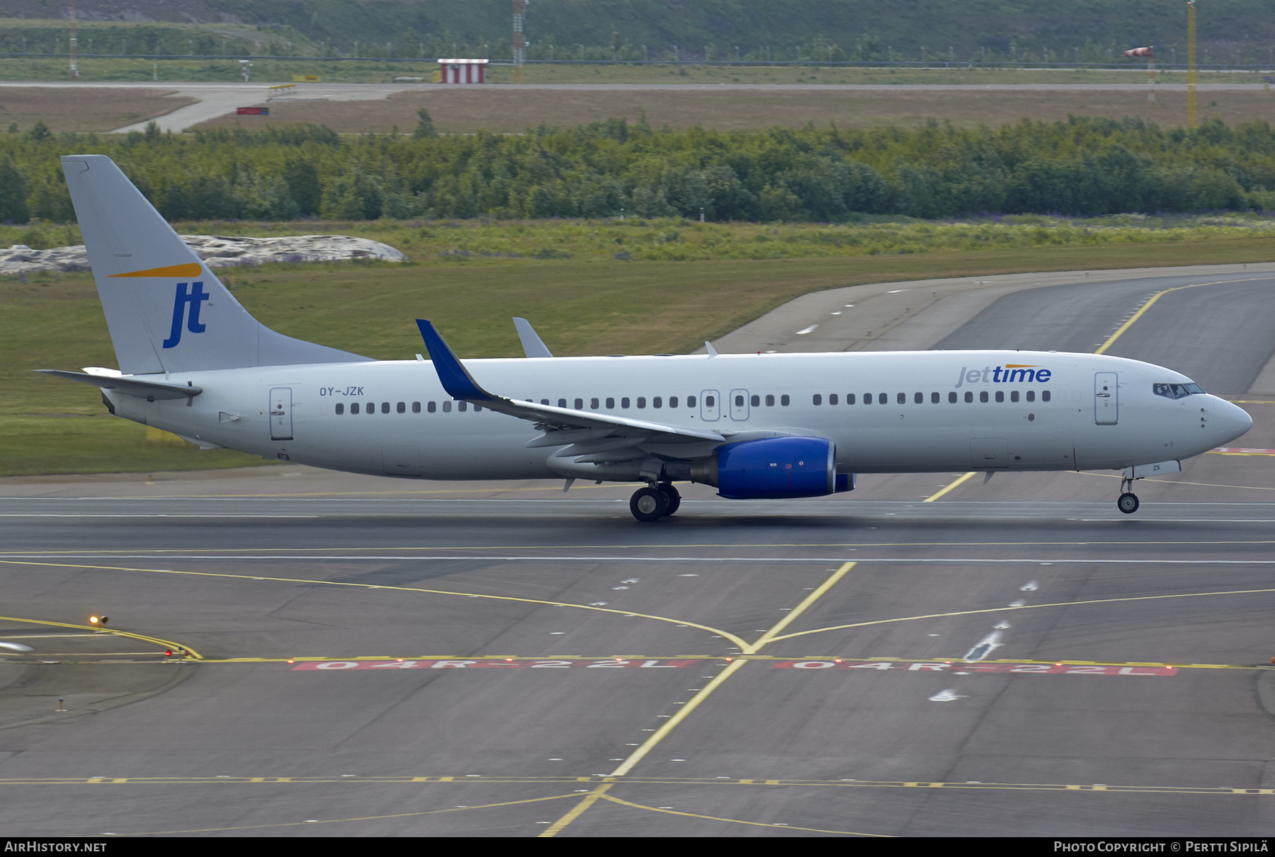 Aircraft Photo of OY-JZK | Boeing 737-86Q | Jettime | AirHistory.net #314389