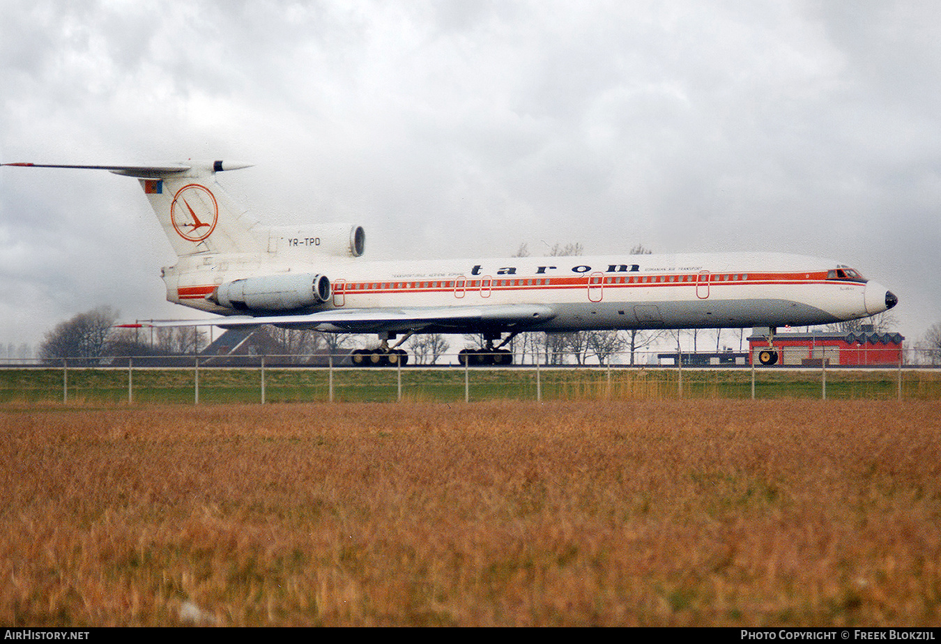 Aircraft Photo of YR-TPD | Tupolev Tu-154B | TAROM - Transporturile Aeriene Române | AirHistory.net #314407