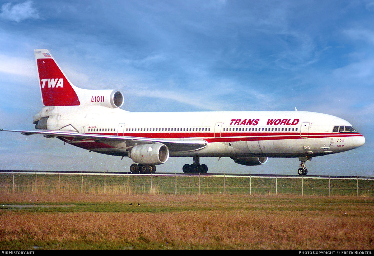 Aircraft Photo of N7035T | Lockheed L-1011-385-1-14 TriStar 100 | Trans World Airlines - TWA | AirHistory.net #314409