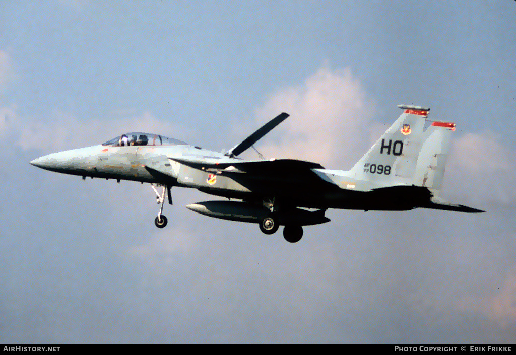 Aircraft Photo of 77-0098 / AF77-098 | McDonnell Douglas F-15A Eagle | USA - Air Force | AirHistory.net #314413