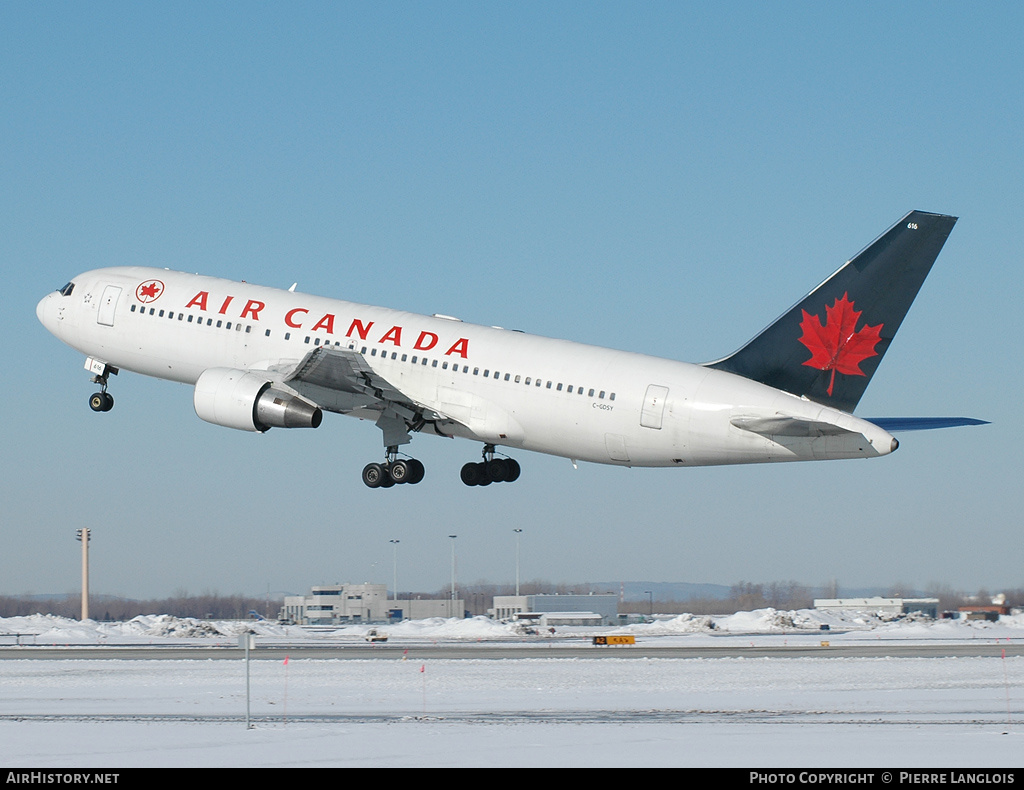 Aircraft Photo of C-GDSY | Boeing 767-233/ER | Air Canada | AirHistory.net #314418
