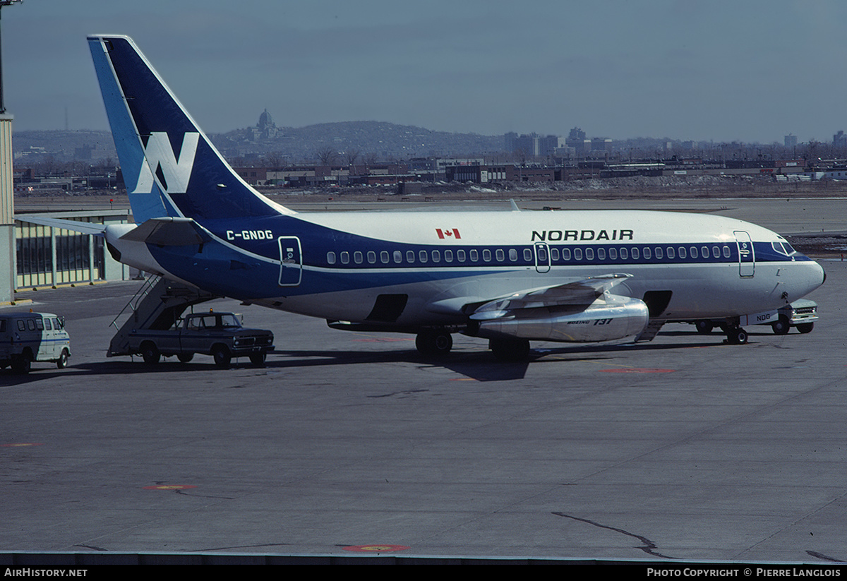 Aircraft Photo of C-GNDG | Boeing 737-2Q9/Adv | Nordair | AirHistory.net #314420