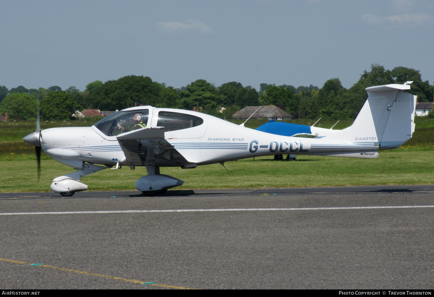 Aircraft Photo of G-OCCL | Diamond DA40D Diamond Star TDI | AirHistory.net #314429