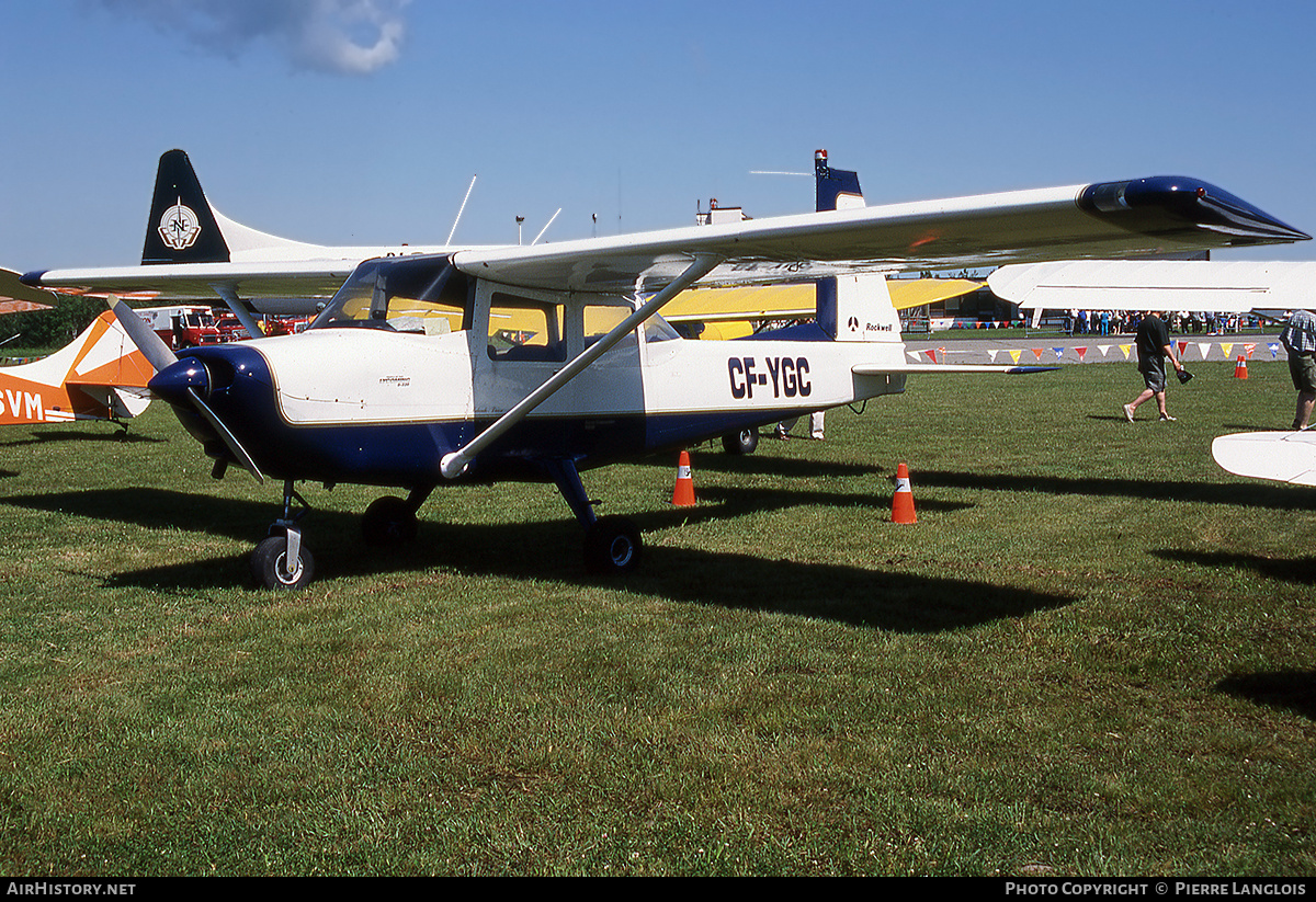 Aircraft Photo of CF-YGC | Aero Commander 100 Darter Commander | AirHistory.net #314431