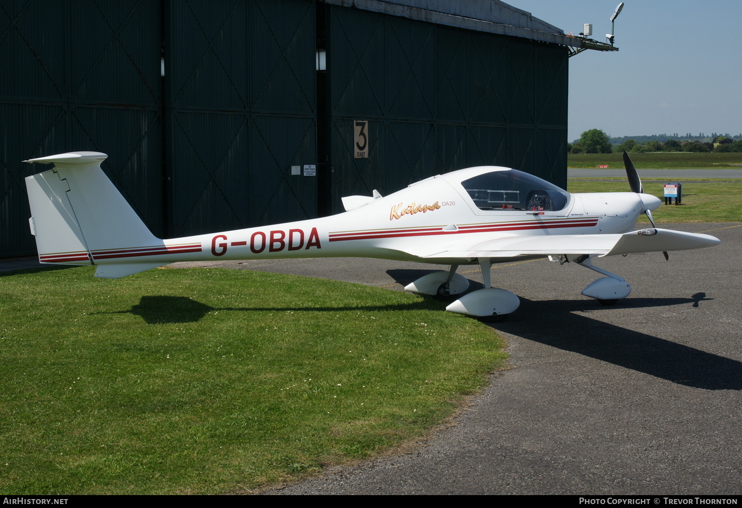 Aircraft Photo of G-OBDA | Diamond DA20-A1 Katana | AirHistory.net #314457