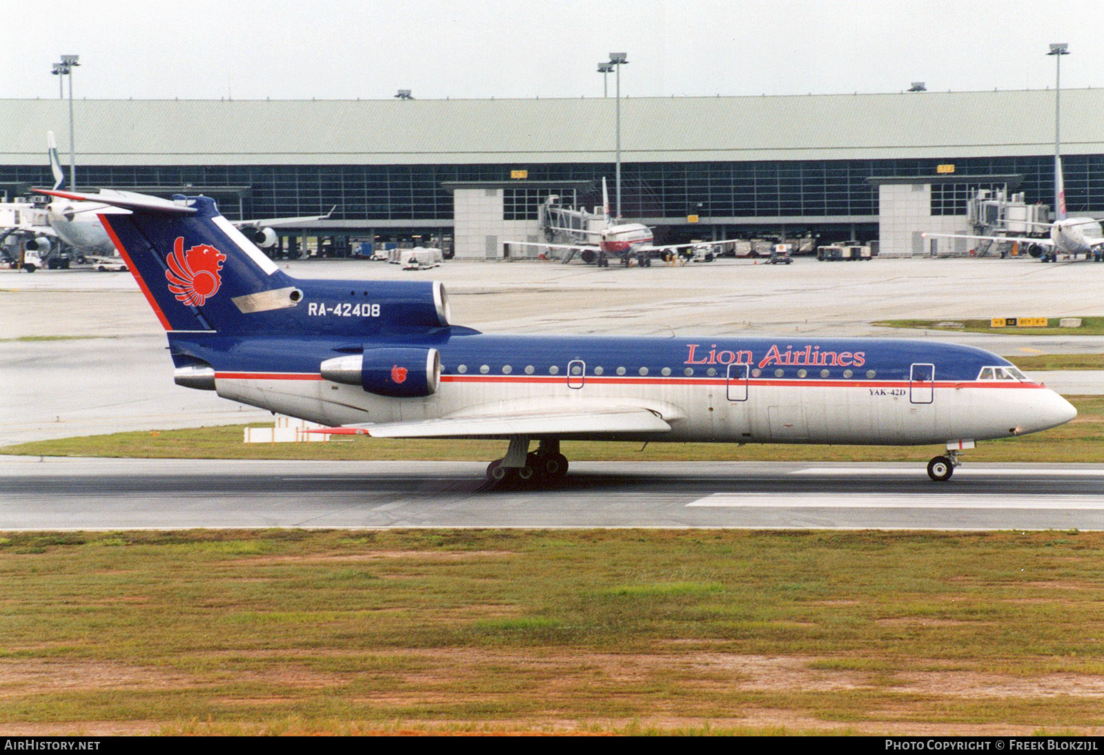 Aircraft Photo of RA-42408 | Yakovlev Yak-42D | Lion Airlines | AirHistory.net #314458