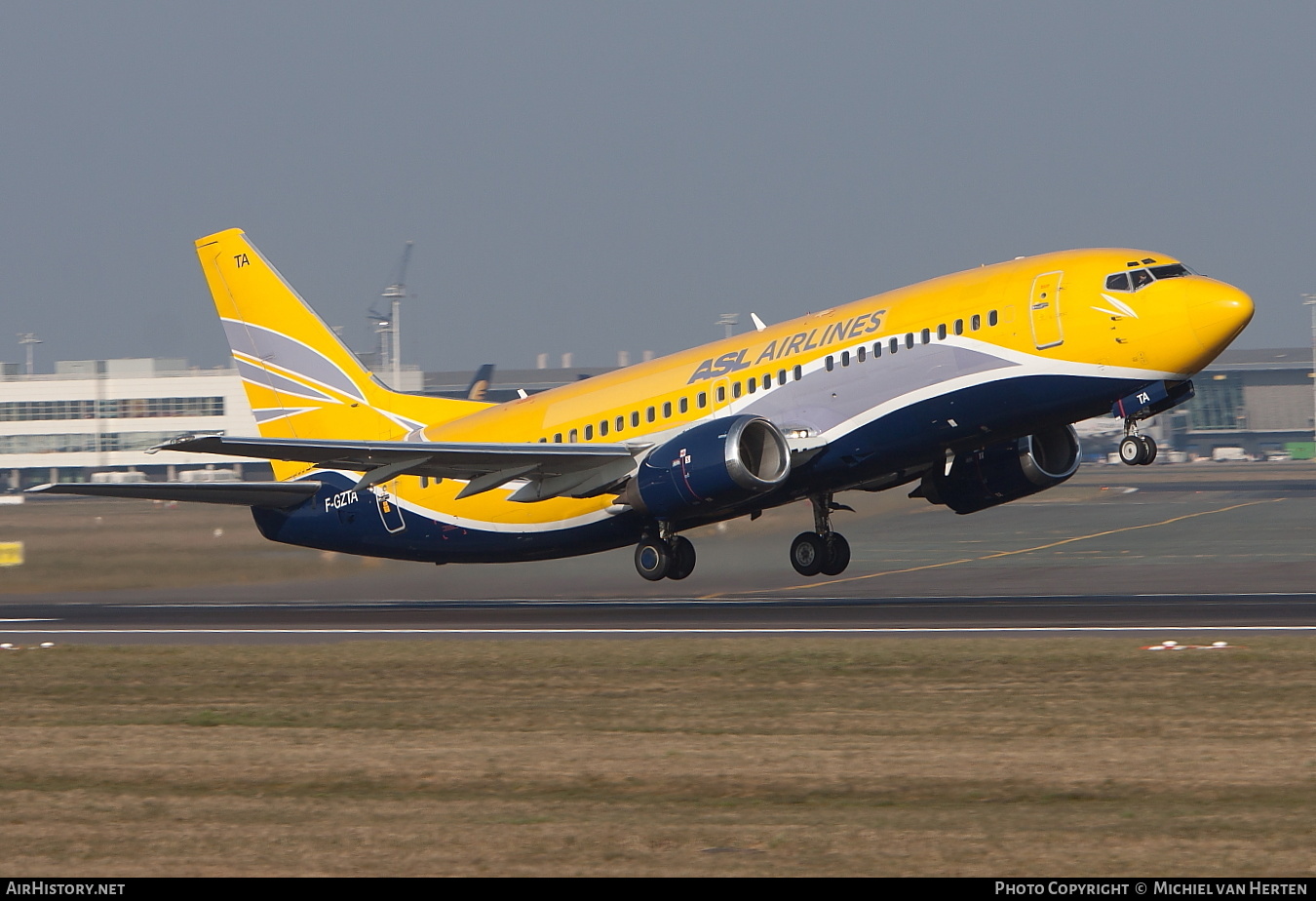Aircraft Photo of F-GZTA | Boeing 737-33V(QC) | ASL Airlines | AirHistory.net #314476
