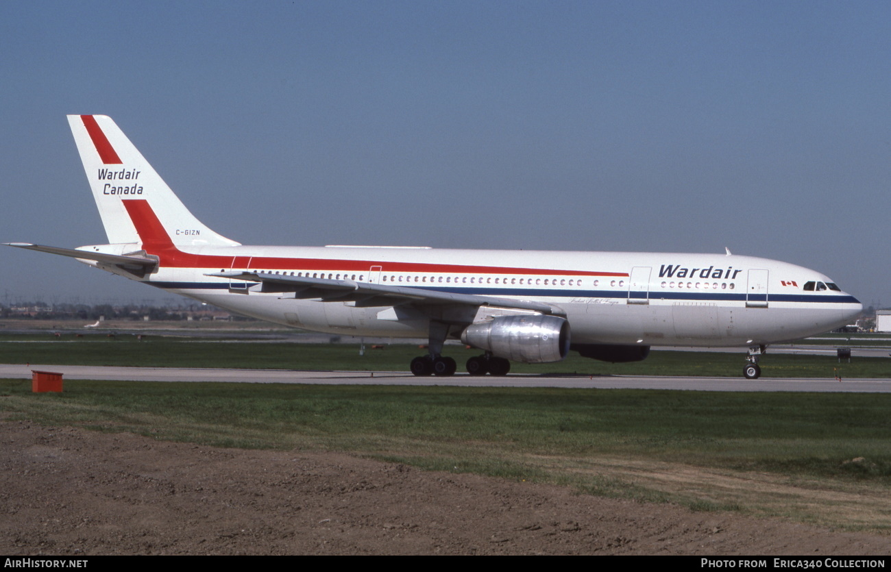 Aircraft Photo of C-GIZN | Airbus A300C4-203 | Wardair Canada | AirHistory.net #314482