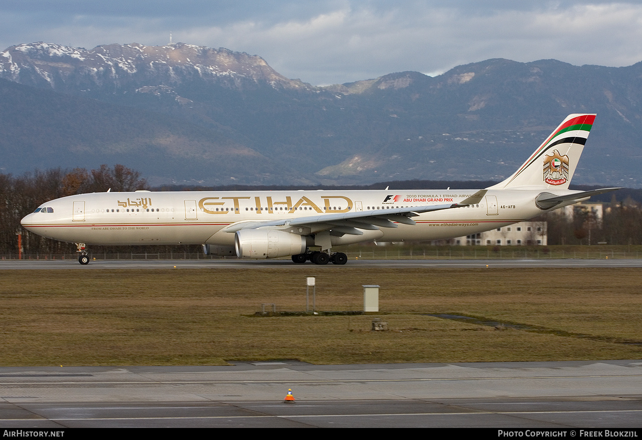 Aircraft Photo of A6-AFB | Airbus A330-343 | Etihad Airways | AirHistory.net #314483
