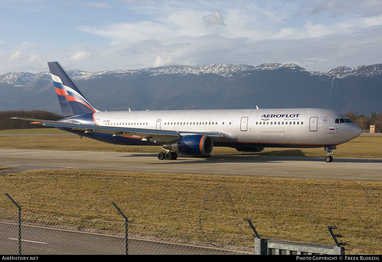 Aircraft Photo of VP-BDI | Boeing 767-38A/ER | Aeroflot - Russian Airlines | AirHistory.net #314497
