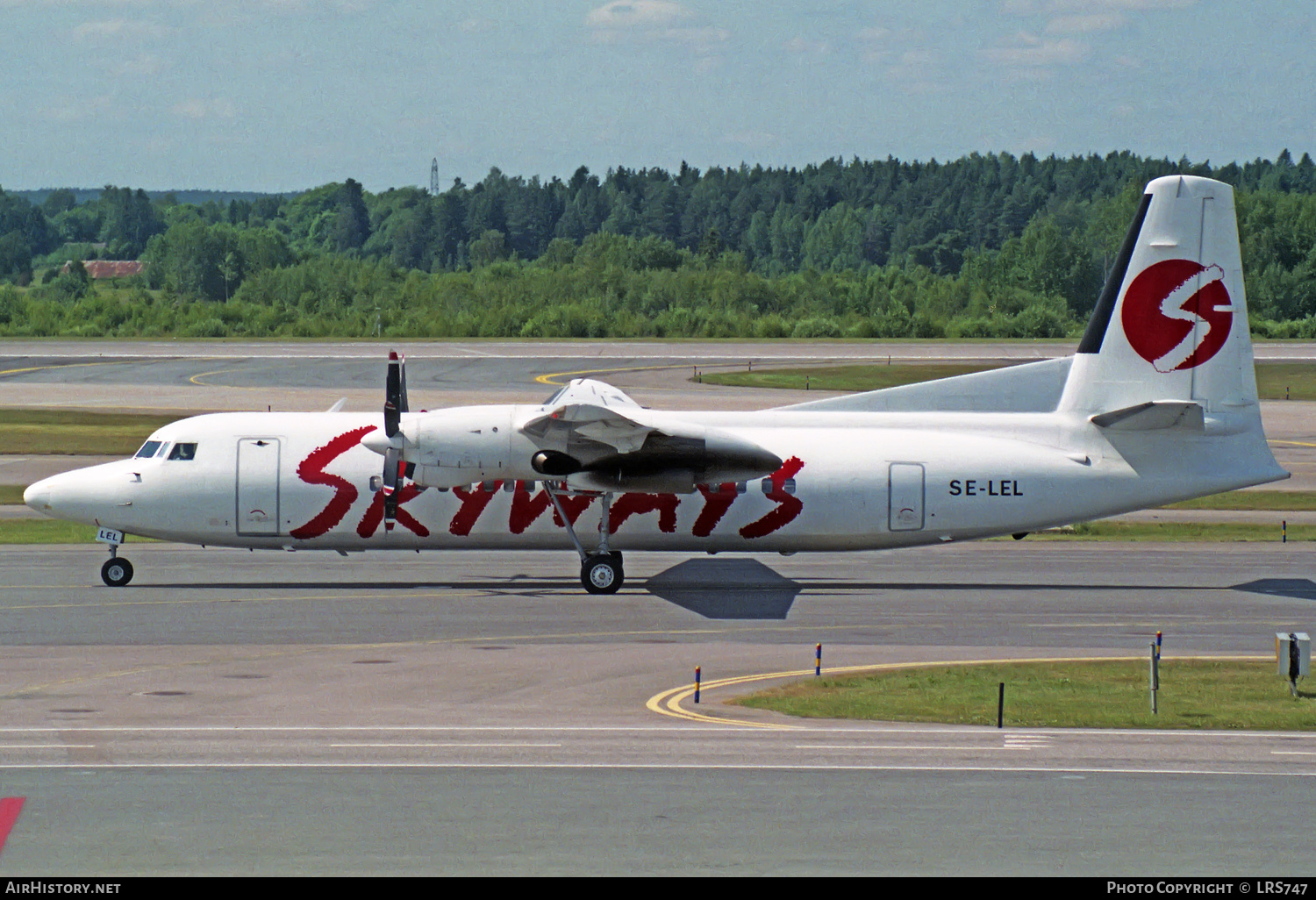 Aircraft Photo of SE-LEL | Fokker 50 | Skyways | AirHistory.net #314508