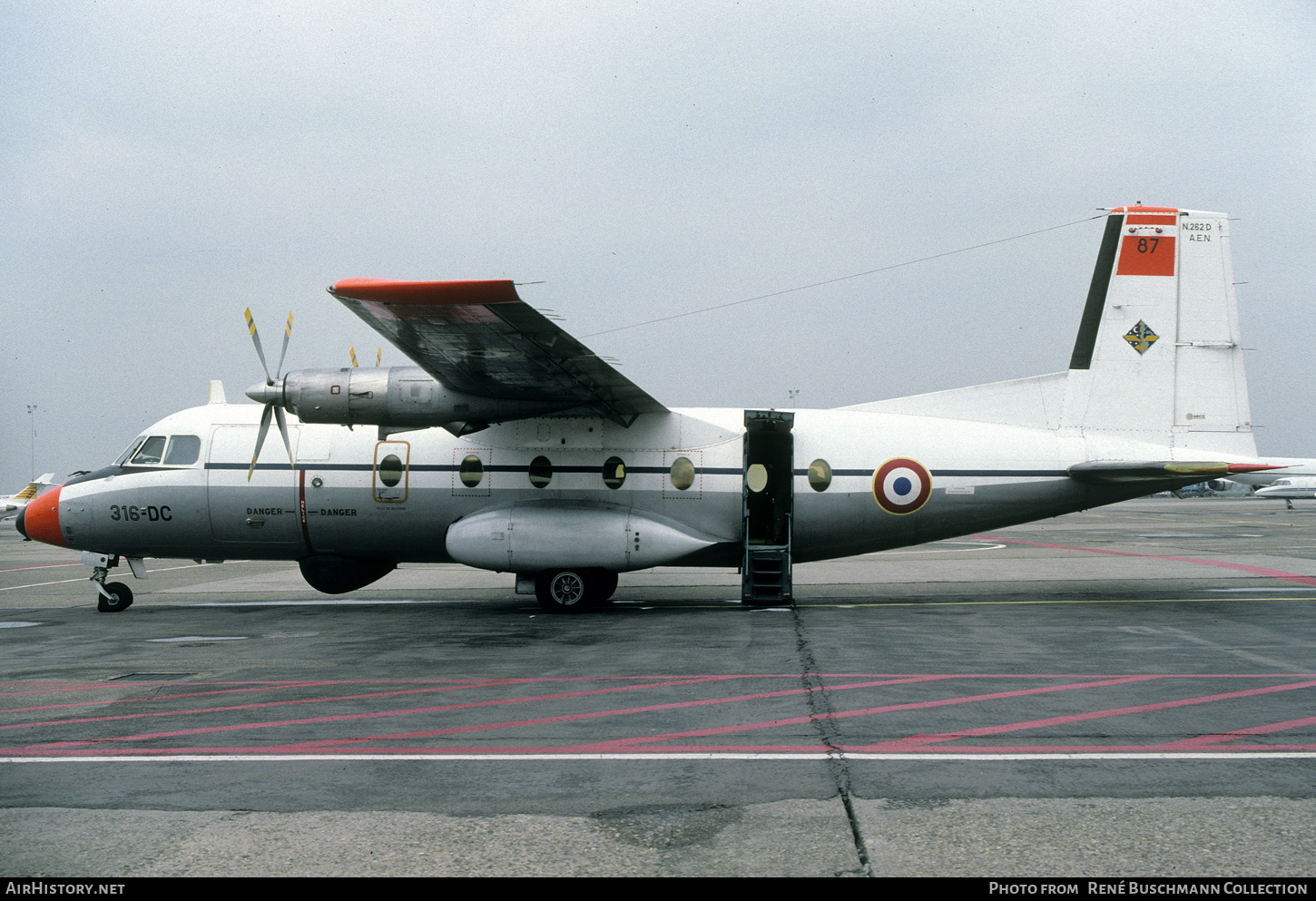 Aircraft Photo of 87 | Aerospatiale N-262D-51 AEN Fregate | France - Air Force | AirHistory.net #314509