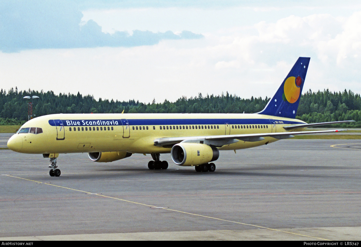 Aircraft Photo of SE-DUL | Boeing 757-2Y0 | Blue Scandinavia | AirHistory.net #314513
