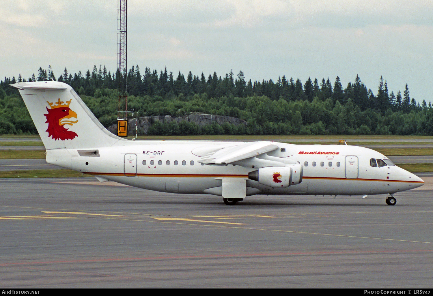 Aircraft Photo of SE-DRF | British Aerospace BAe-146-200A | Malmö Aviation | AirHistory.net #314514