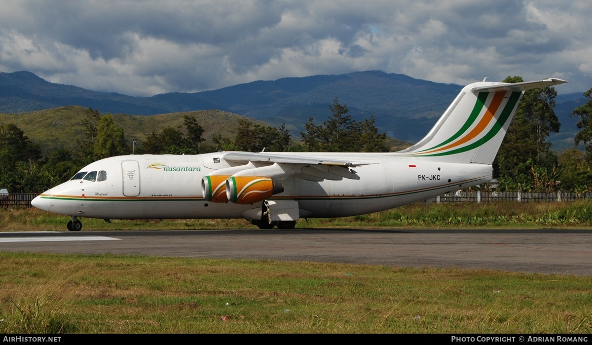 Aircraft Photo of PK-JKC | British Aerospace BAe-146-200QT Quiet Trader | Nusantara Air Charter | AirHistory.net #314526