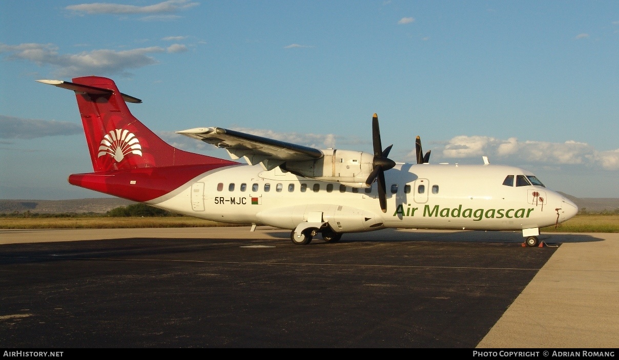Aircraft Photo of 5R-MJC | ATR ATR-42-300 | Air Madagascar | AirHistory.net #314529
