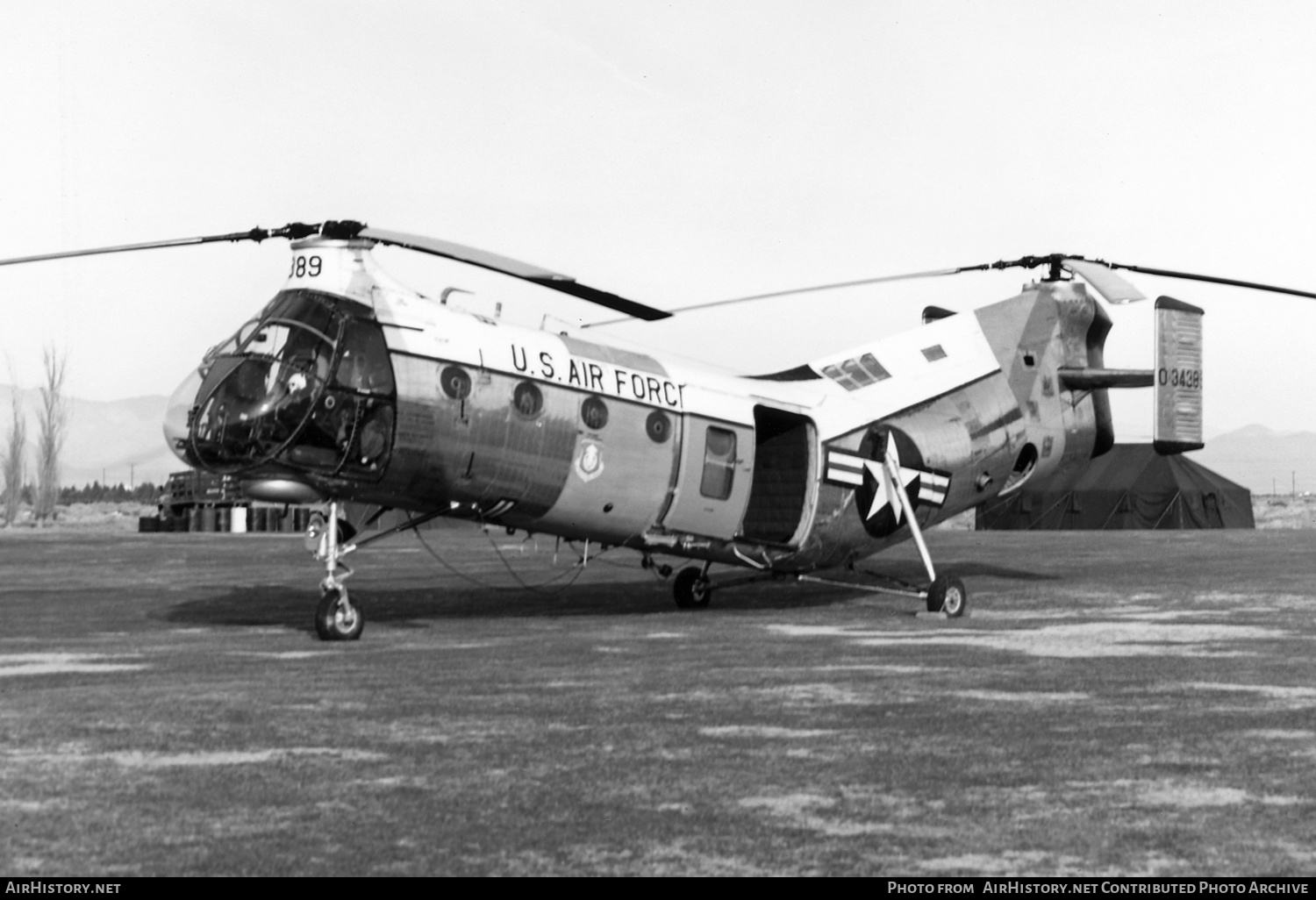 Aircraft Photo of 53-4389 | Piasecki CH-21B Workhorse | USA - Air Force | AirHistory.net #314562