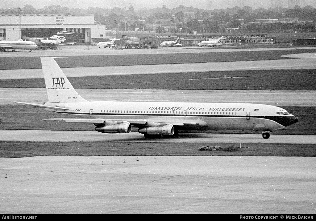 Aircraft Photo of CS-TBC | Boeing 707-382B | TAP - Transportes Aéreos Portugueses | AirHistory.net #314569