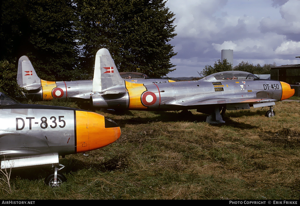 Aircraft Photo of DT-450 / 14450 | Lockheed T-33A | Denmark - Air Force | AirHistory.net #314574