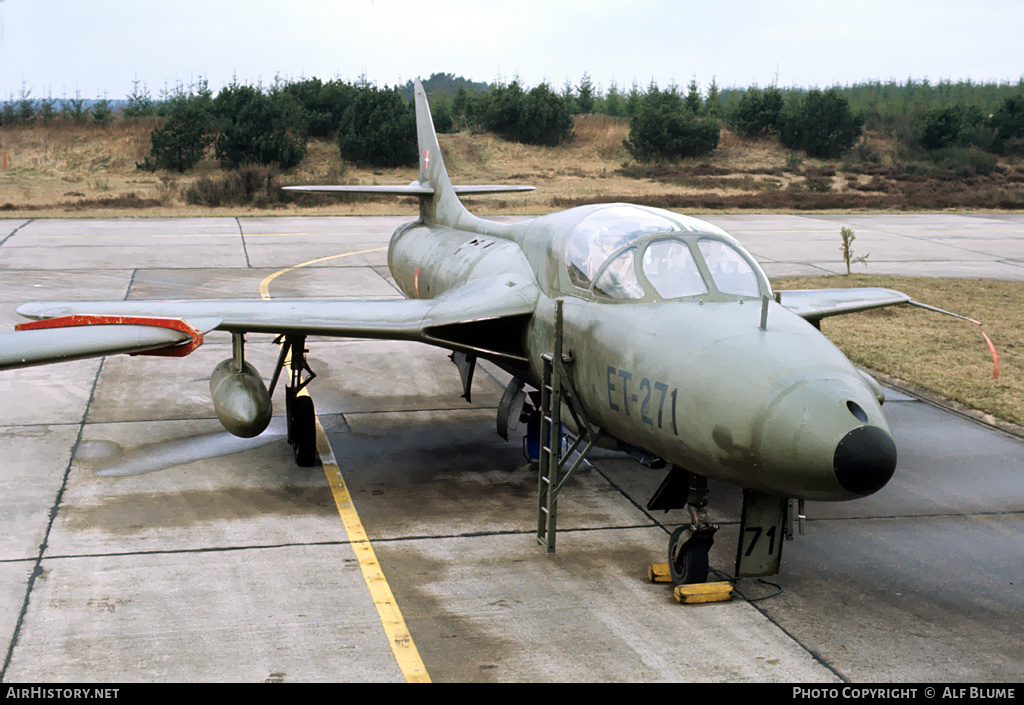 Aircraft Photo of ET-271 | Hawker Hunter T53 | Denmark - Air Force | AirHistory.net #314597