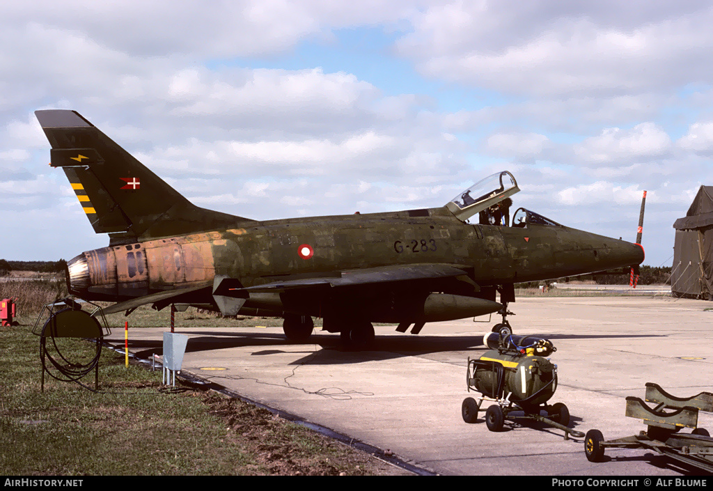 Aircraft Photo of G-283 | North American F-100D Super Sabre | Denmark - Air Force | AirHistory.net #314599