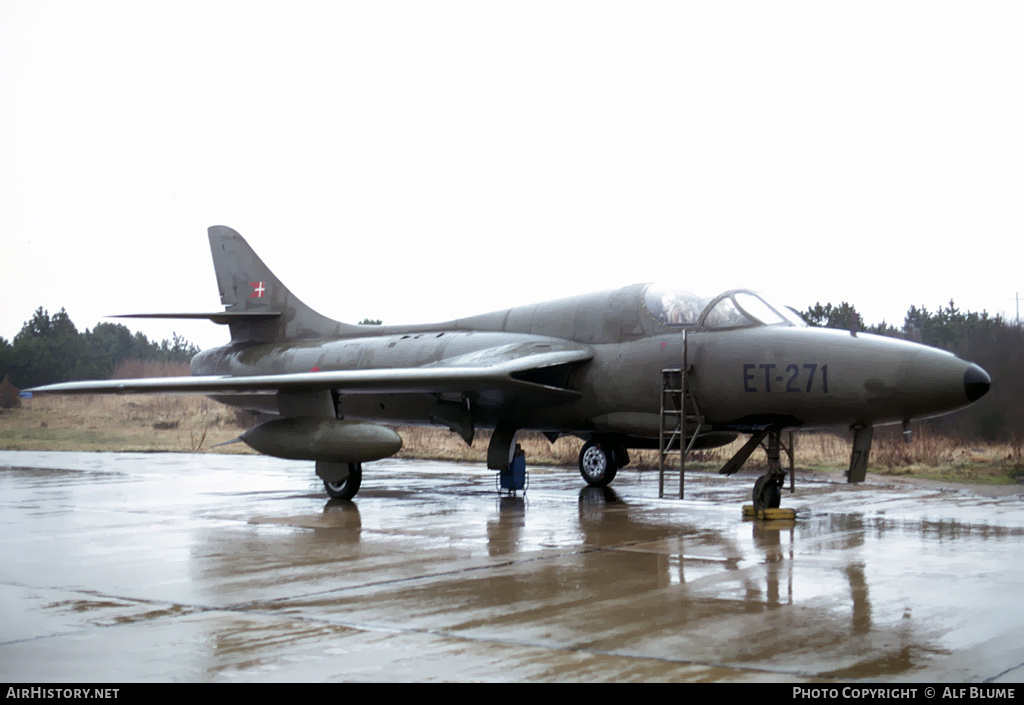 Aircraft Photo of ET-271 | Hawker Hunter T53 | Denmark - Air Force | AirHistory.net #314611