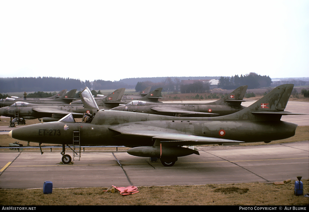 Aircraft Photo of ET-273 | Hawker Hunter T7 | Denmark - Air Force | AirHistory.net #314612