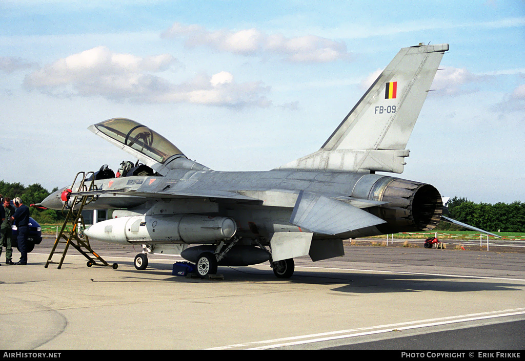 Aircraft Photo of FB-09 | General Dynamics F-16B Fighting Falcon | Belgium - Air Force | AirHistory.net #314617