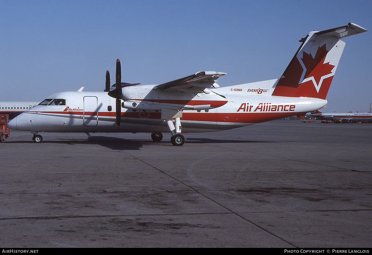 Aircraft Photo of C-GONH | De Havilland Canada DHC-8-102 Dash 8 | Air Alliance | AirHistory.net #314621