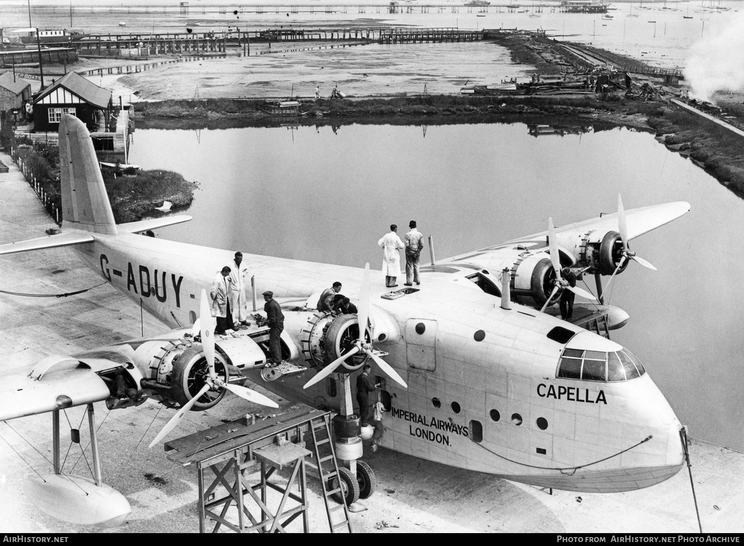 Aircraft Photo of G-ADUY | Short S-23 Empire | Imperial Airways | AirHistory.net #314622