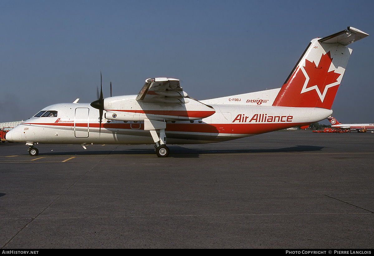 Aircraft Photo of C-FDOJ | De Havilland Canada DHC-8-102 Dash 8 | Air Alliance | AirHistory.net #314623
