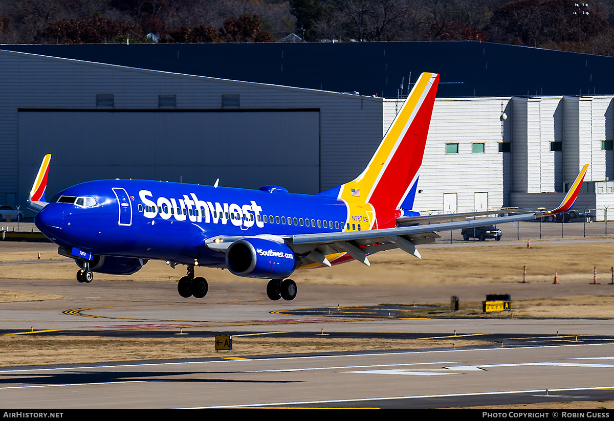 Aircraft Photo of N7874B | Boeing 737-7Q8 | Southwest Airlines | AirHistory.net #314626