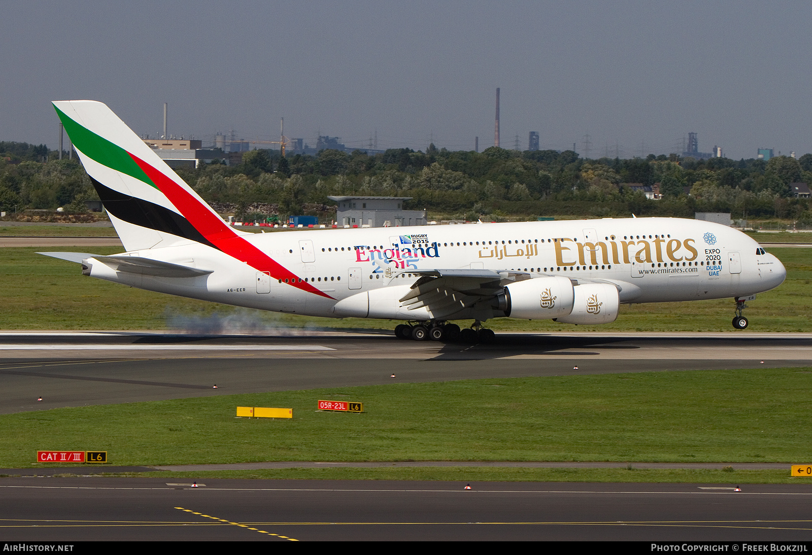 Aircraft Photo of A6-EER | Airbus A380-861 | Emirates | AirHistory.net #314640