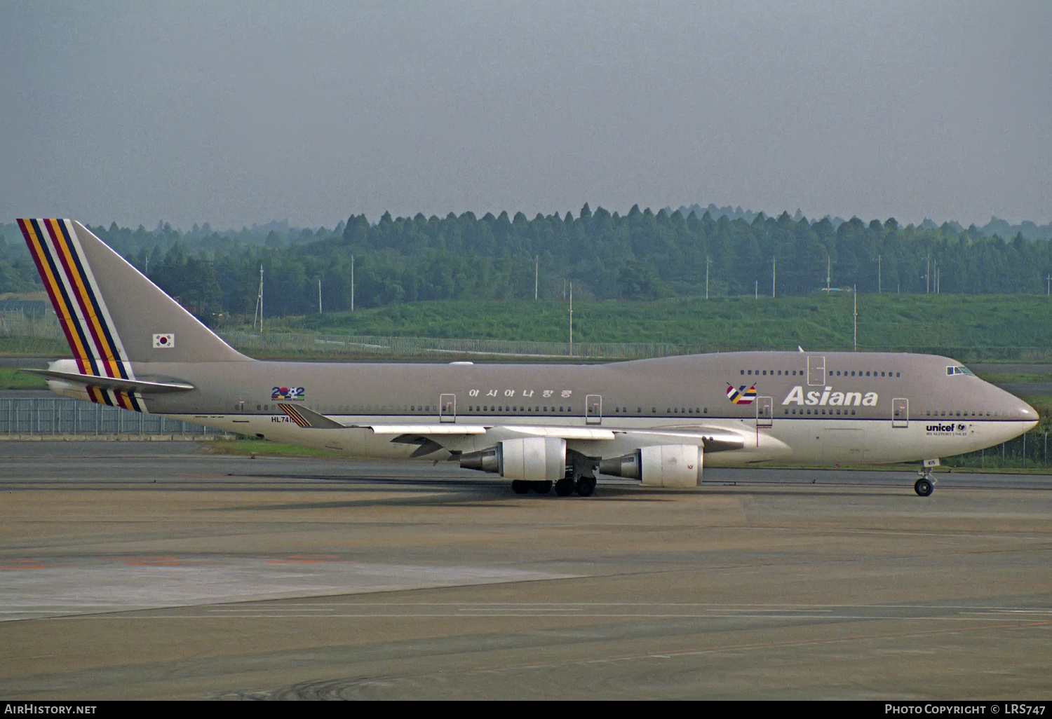 Aircraft Photo of HL7415 | Boeing 747-48EM | Asiana Airlines | AirHistory.net #314647