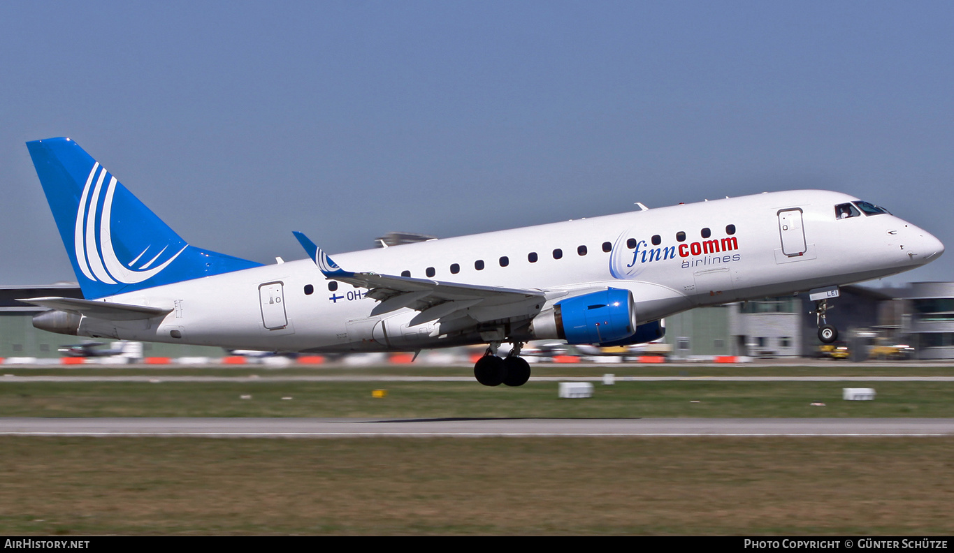 Aircraft Photo of OH-LEI | Embraer 170STD (ERJ-170-100STD) | Finncomm Airlines | AirHistory.net #314674