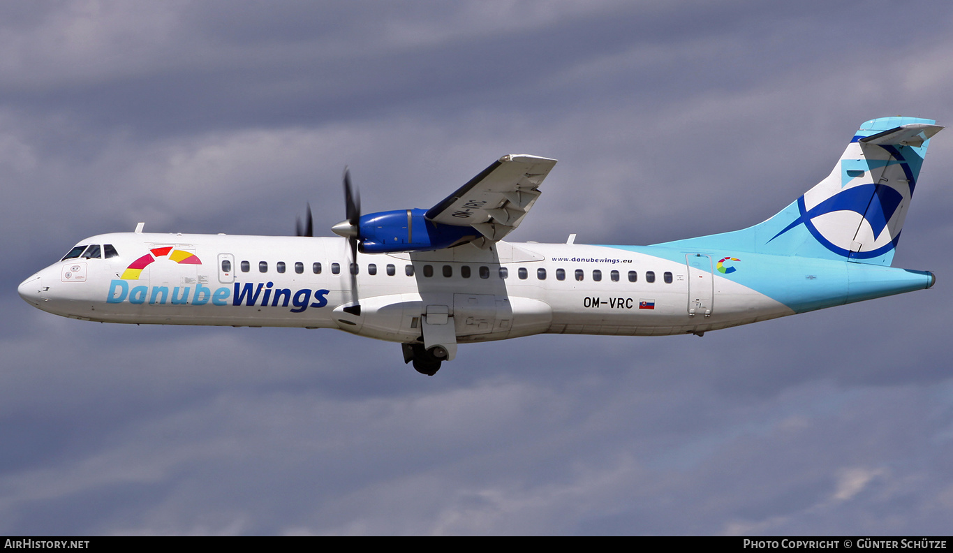 Aircraft Photo of OM-VRC | ATR ATR-72-202 | Danube Wings | AirHistory.net #314682