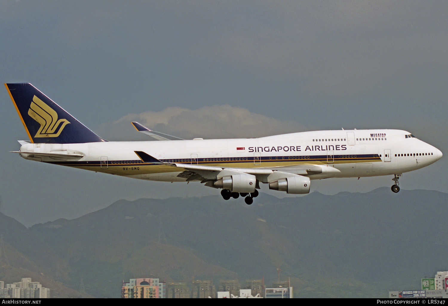 Aircraft Photo of 9V-SMQ | Boeing 747-412 | Singapore Airlines | AirHistory.net #314720