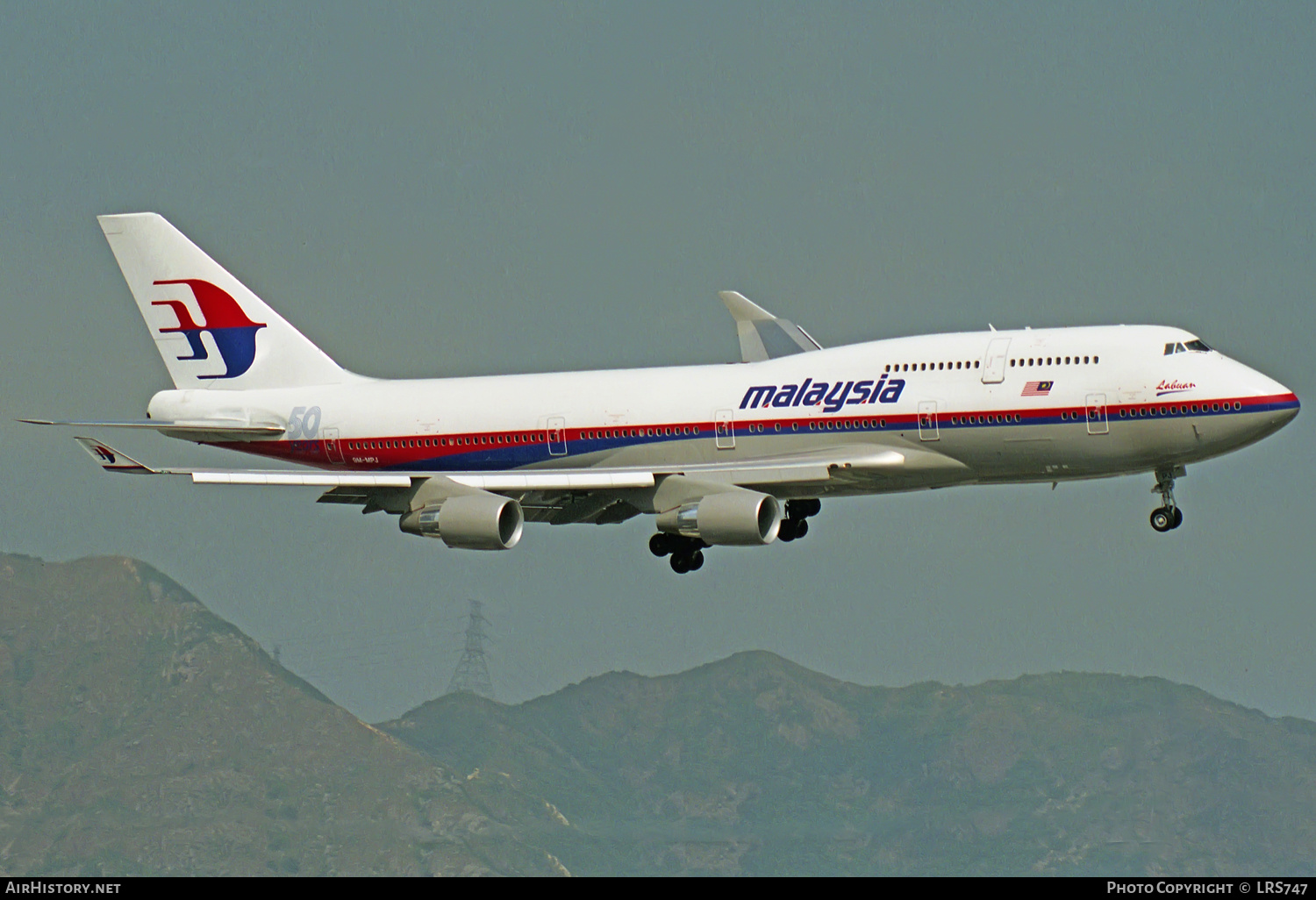 Aircraft Photo of 9M-MPJ | Boeing 747-4H6 | Malaysia Airlines | AirHistory.net #314725