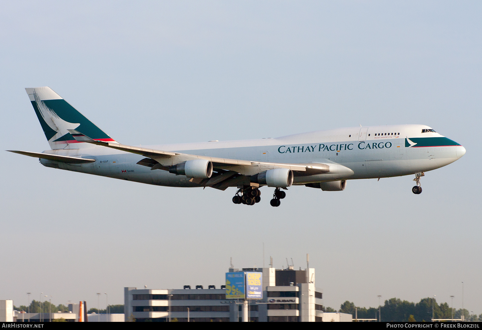 Aircraft Photo of B-KAF | Boeing 747-412(BCF) | Cathay Pacific Airways Cargo | AirHistory.net #314763