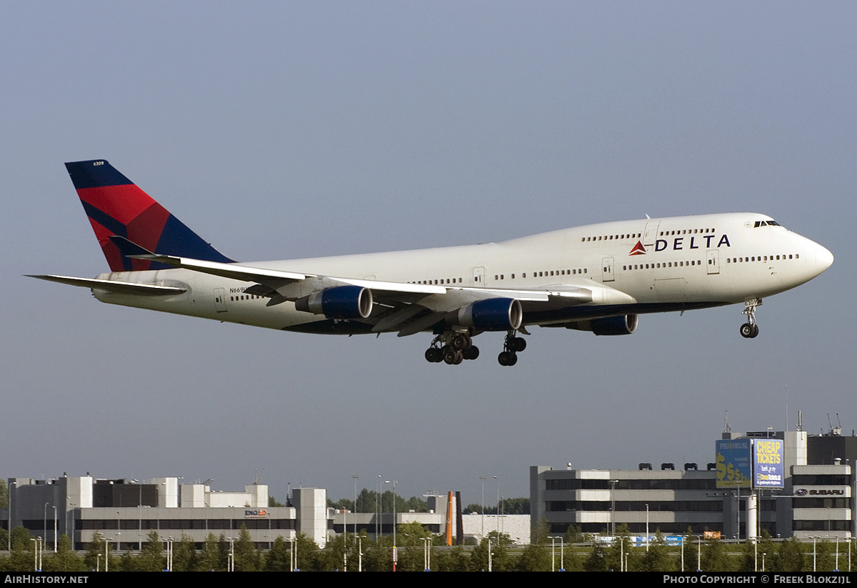 Aircraft Photo of N669US | Boeing 747-451 | Delta Air Lines | AirHistory.net #314770