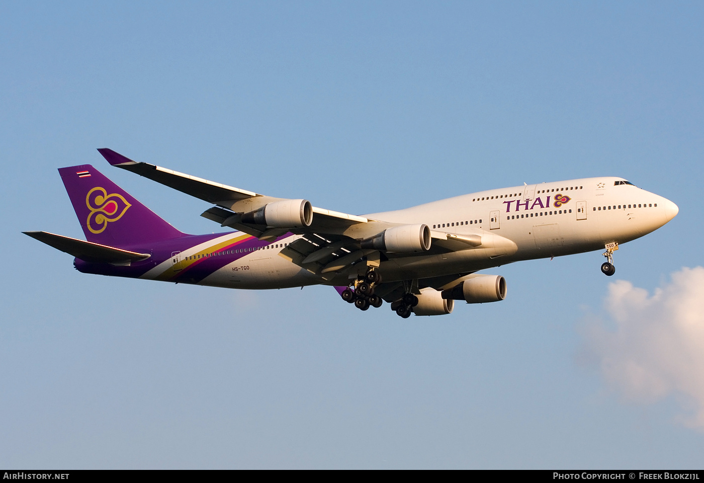 Aircraft Photo of HS-TGO | Boeing 747-4D7 | Thai Airways International | AirHistory.net #314820