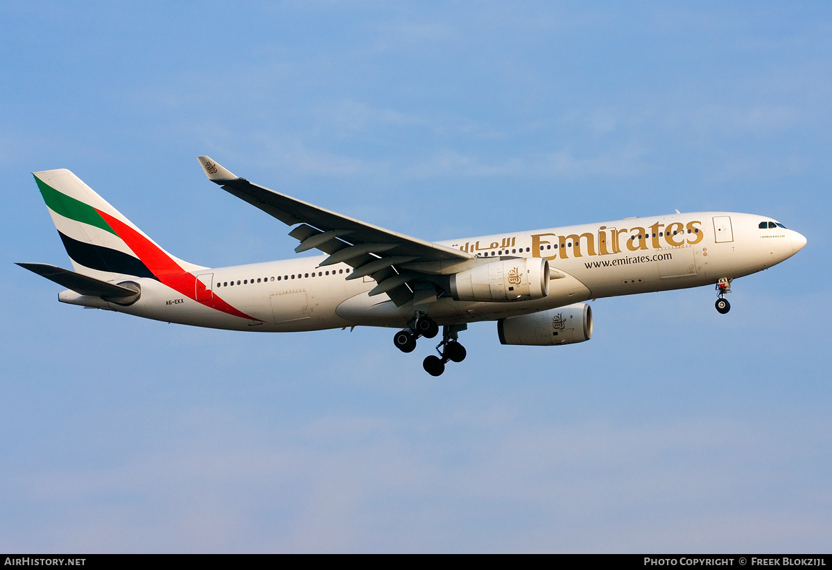 Aircraft Photo of A6-EKX | Airbus A330-243 | Emirates | AirHistory.net #314823