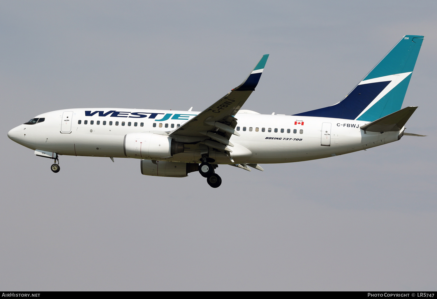 Aircraft Photo of C-FBWJ | Boeing 737-7CT | WestJet | AirHistory.net #314865