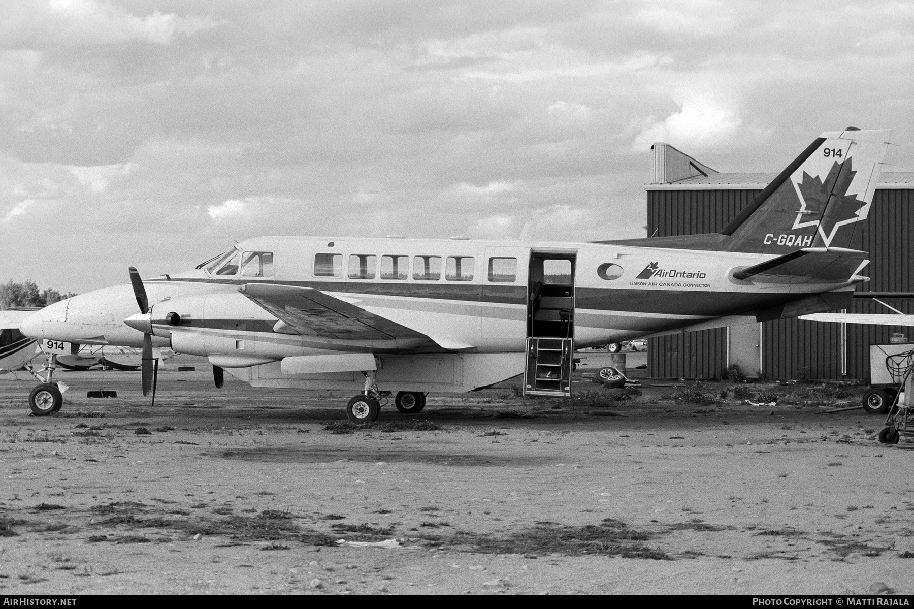 Aircraft Photo of C-GQAH | Beech 99 Airliner | Air Ontario | AirHistory.net #314903