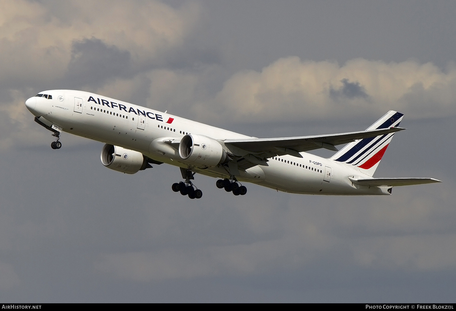 Aircraft Photo of F-GSPD | Boeing 777-228/ER | Air France | AirHistory.net #314914